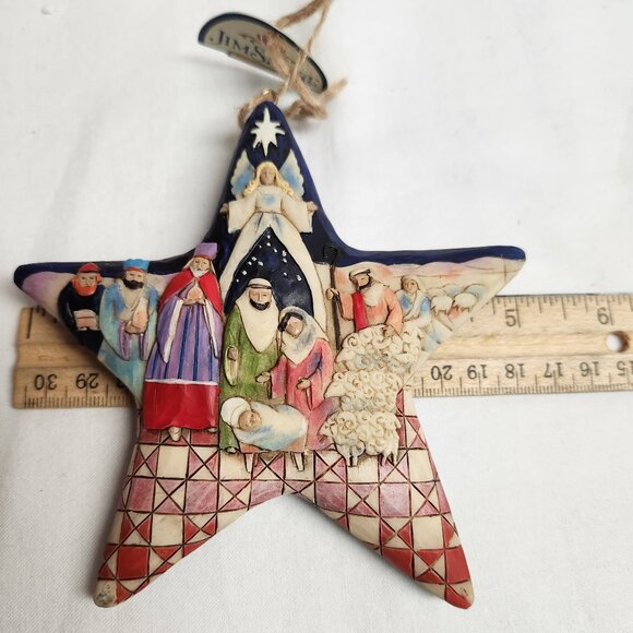 Jim Shore NATIVITY STAR ORNAMENT #4010627 NWT and BOX - Picture 7 of 10